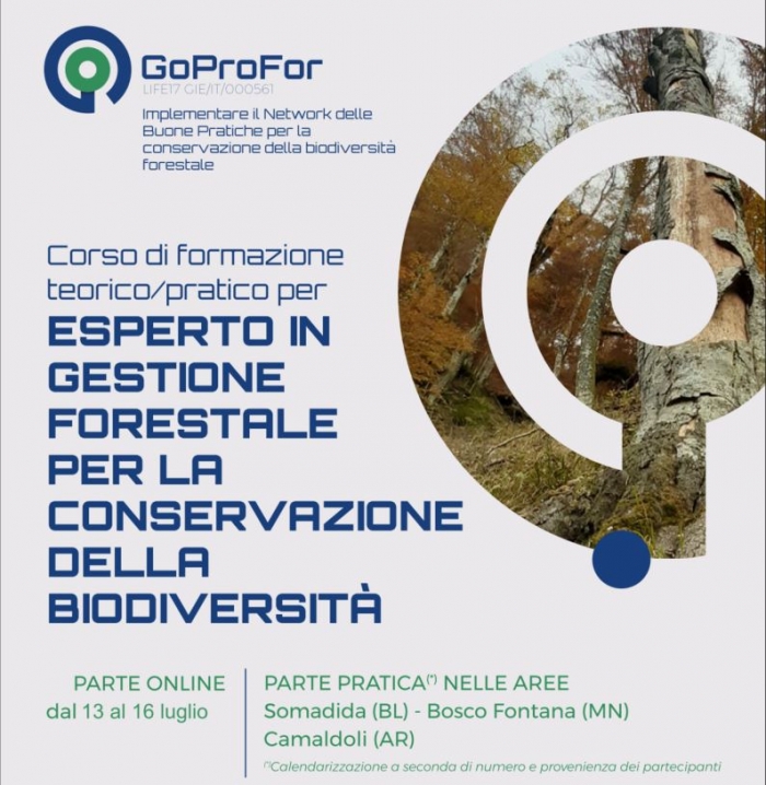 QUARTA EDIZIONE - Corso per Esperto in gestione forestale per la conservazione della biodiversità - LIVELLO 1